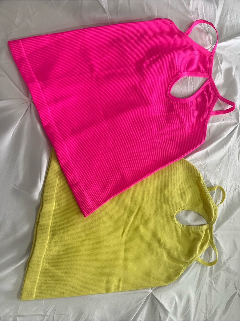 Women’s Ribbed Tank Top - Hot Pink